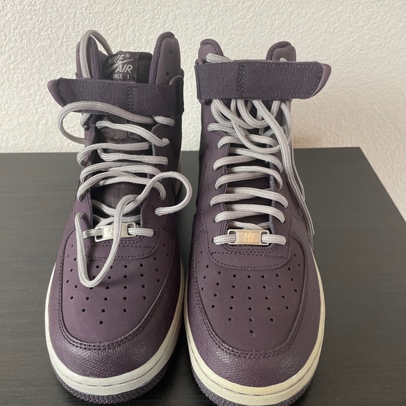 Nike Men’s Air Force 1 High 07 Port Wine Size 9 - Picture 3 of 11